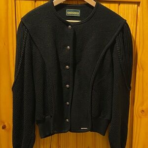 Geiger Black Crewneck Sweater — Classic Women's Knit